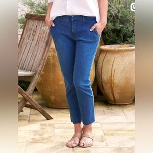 Frank & Eileen Wicklow Italian Chino Blue Pants size 6